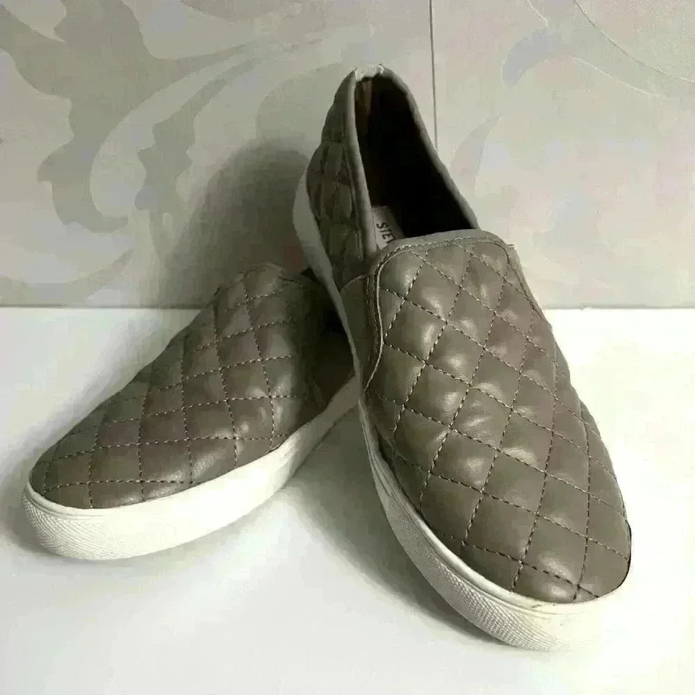 Steve Madden Womens Ecentrcq Low Top Slip on Shoes